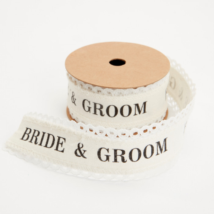 63 00295 bride groom ribbon 3