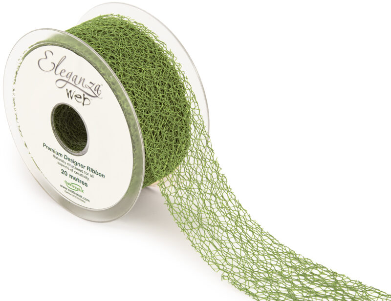 224870 Eleganza Web Ribbon 50mmx20m No51 SageGreen