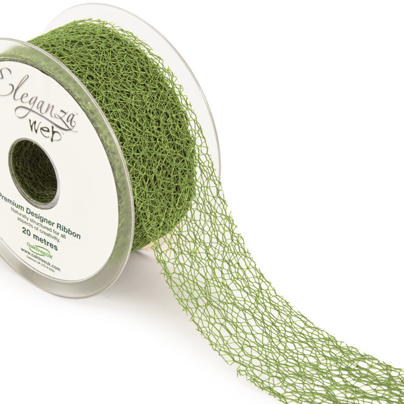 224870 Eleganza Web Ribbon 50mmx20m No51 SageGreen