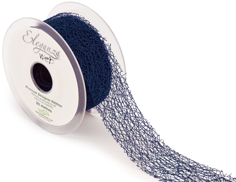 224900 Eleganza Web Ribbon 50mmx20m No19 NavyBlue