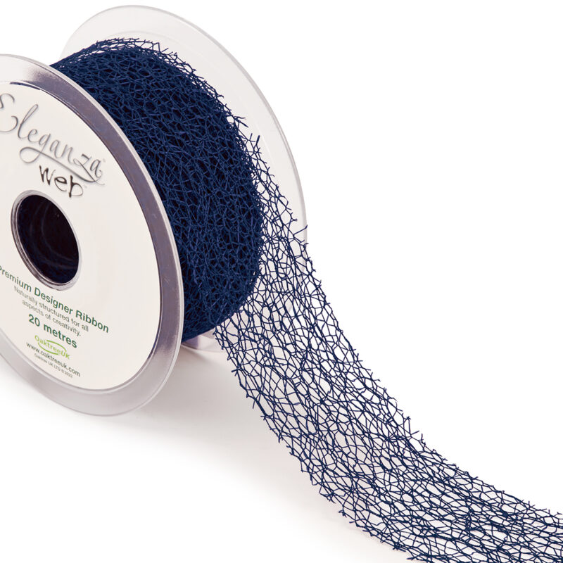 224900 Eleganza Web Ribbon 50mmx20m No19 NavyBlue