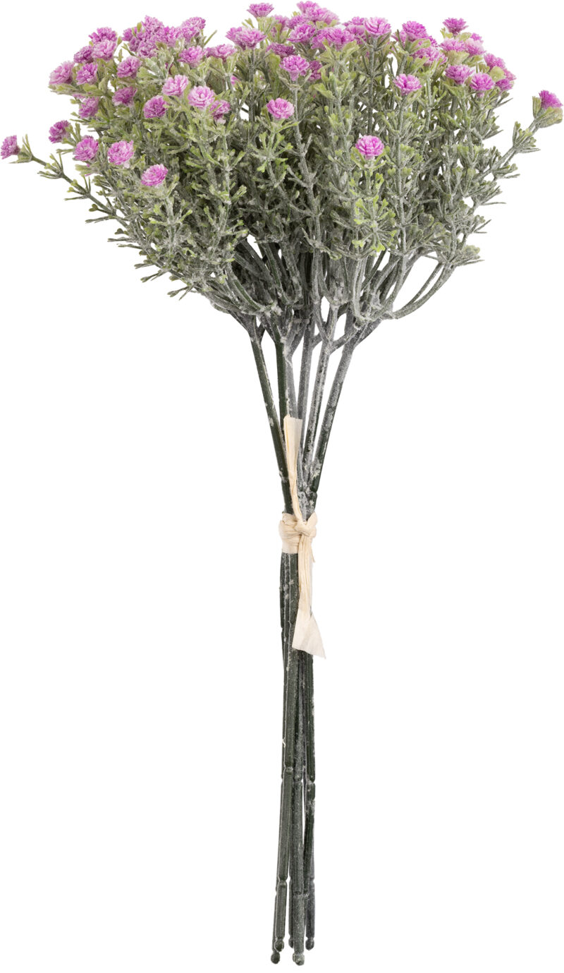 500828 Mini Open Gypsophilia Bunch x 6 Lilac 33cm