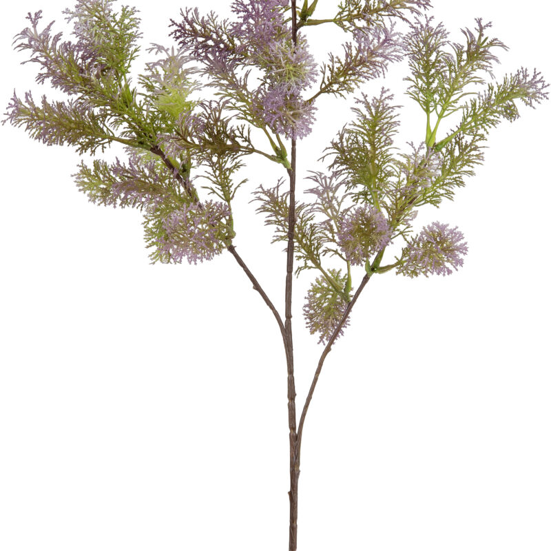 504758 Eleganza Foliage Spray 72cm Stem Purple