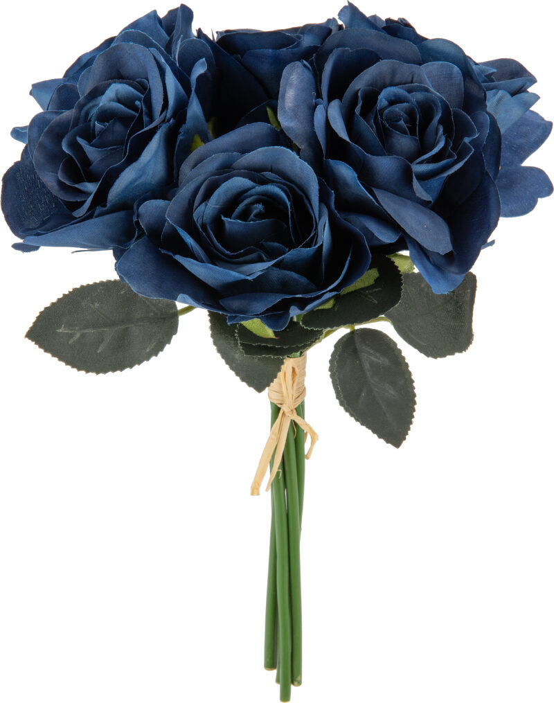 504949 Eleganza Eugenie Rose Bunch x6 Navy Blue2